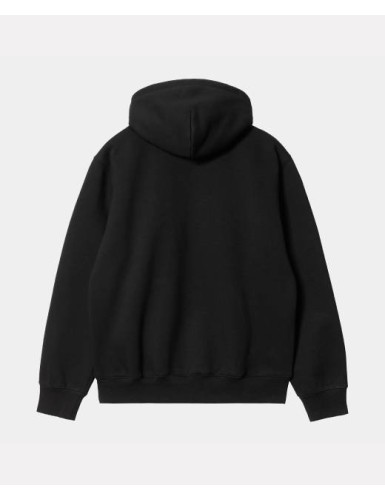 A23---carhartt wip---HOODED CARHARTT SWEATSHIRTBLACK WHITE_1_P.JPG