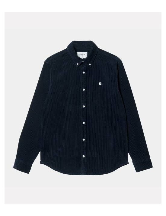 A22---carhartt wip---MADISON CORD SHIRTDARK NAVY.JPG