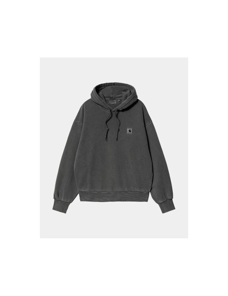 A24---carhartt wip---W HOODED NELSON SWETSHIRTBLACK.JPG