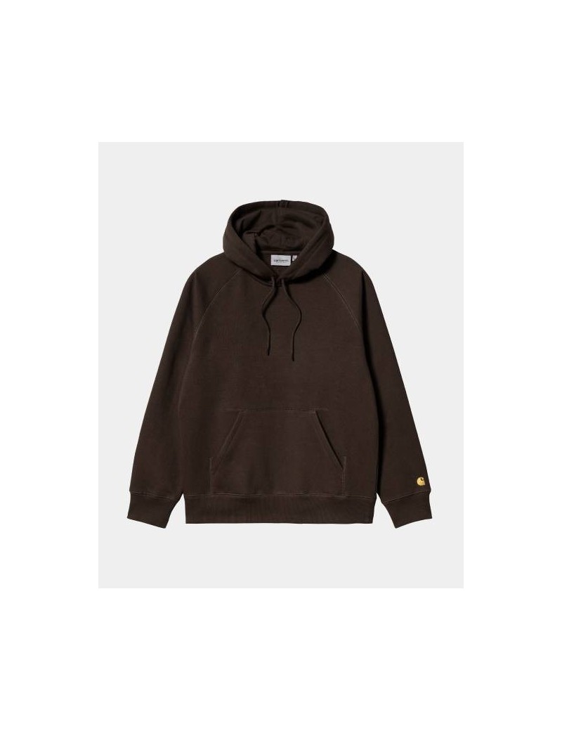 A22---carhartt wip---HOODED CHASE SWEATSHIRTDARK UMBER.JPG