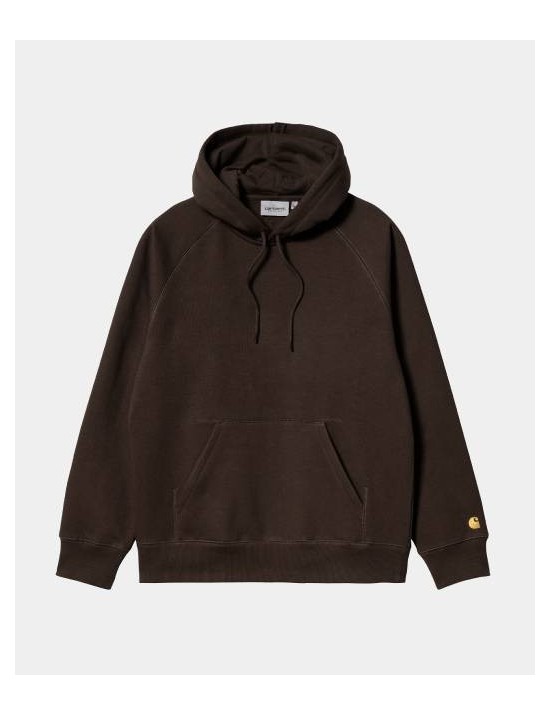 A22---carhartt wip---HOODED CHASE SWEATSHIRTDARK UMBER.JPG