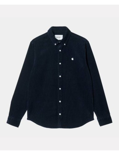 A22---carhartt wip---MADISON CORD SHIRTDARK NAVY.JPG