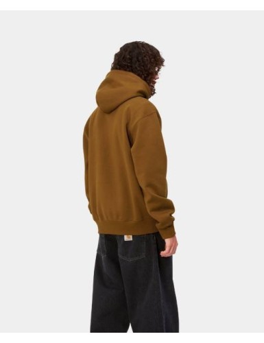 A23---carhartt wip---HOODED CARHARTT SWEATSHIRTDEEP BROWN_1_P.JPG