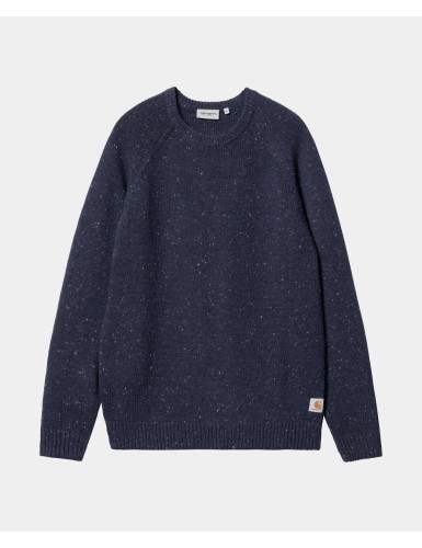 A24---carhartt wip---ANGLISTIC SWEATERSPECKLED AIR FORCE BLUE.JPG