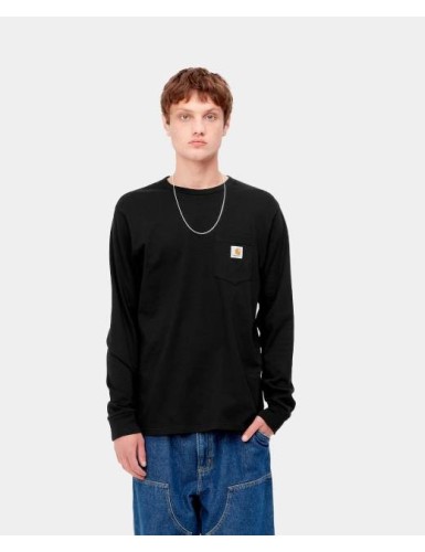 A23---carhartt wip---LS POCKET TSHIRTBLACK.JPG