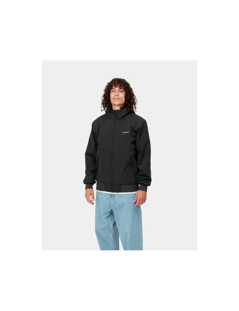 A23---carhartt wip---HOODED SAIL JACKETBLACK.JPG