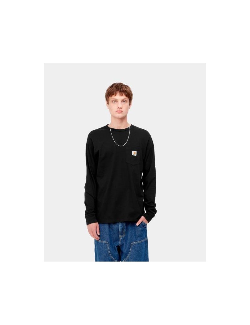 A23---carhartt wip---LS POCKET TSHIRTBLACK.JPG